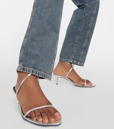 Aridee Metallic Sandals - Size 39