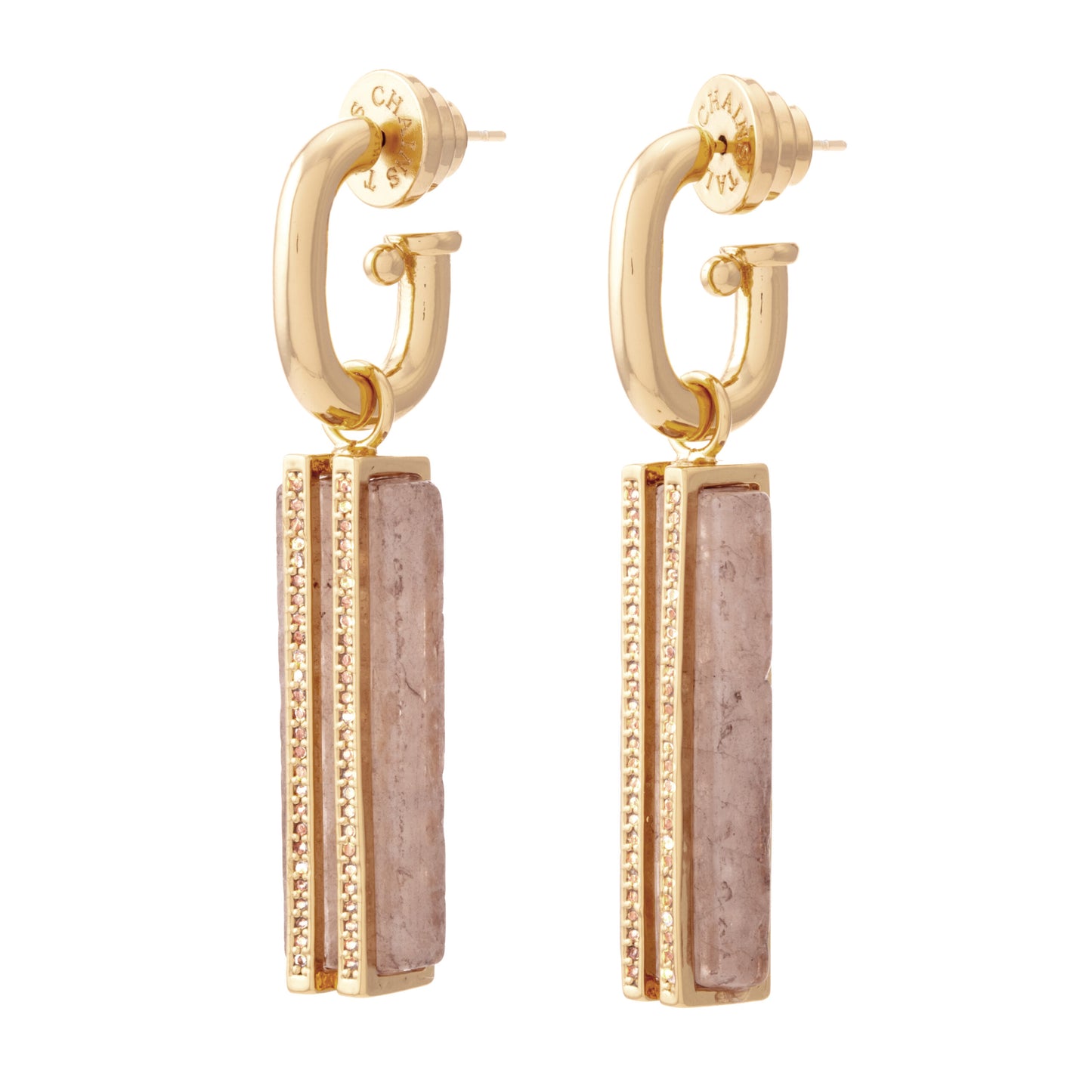 Sahara Drop Earrings - Smokey Quartz