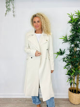 Load image into Gallery viewer, Cream Trench Coat - Size 40
