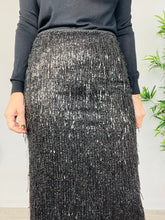 Load image into Gallery viewer, Fringed Sequin Skirt - Size 10
