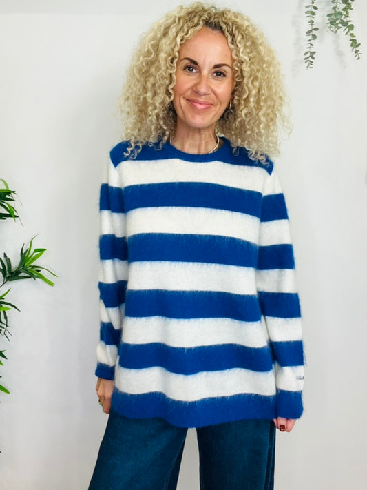 Striped Mohair Jumper - Size M
