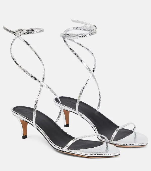 Aridee Metallic Sandals - Size 39