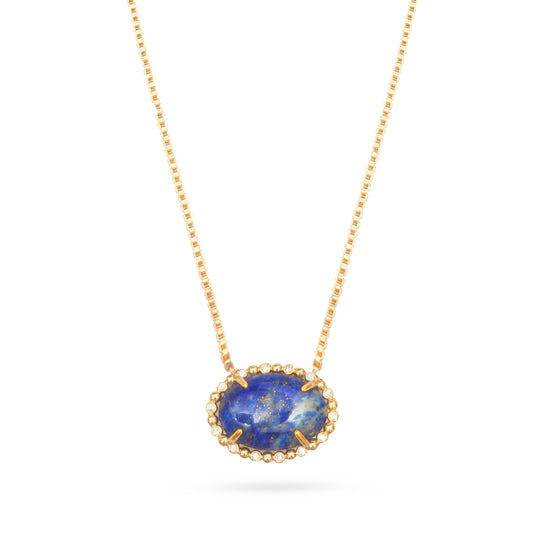 Button Choker - Lapis