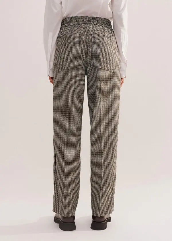 Houndstooth Check Joggers - Size 10