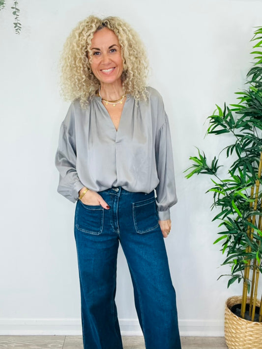 Silk Blouse - Size S