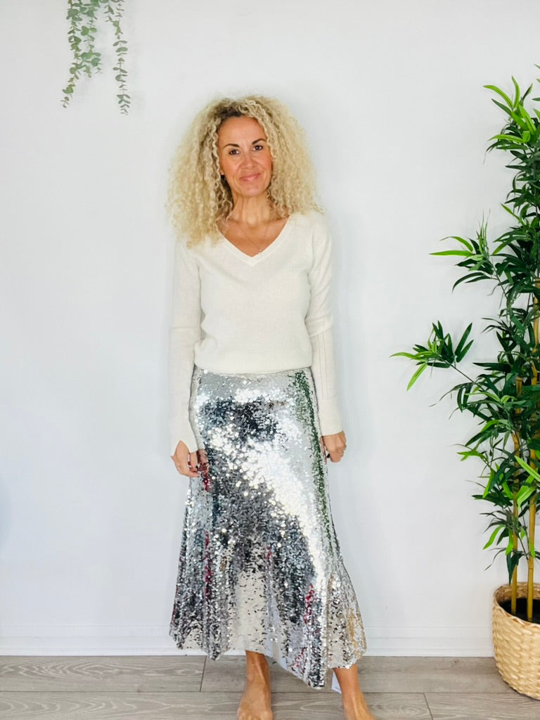 Sequin Maxi Skirt - Multiple Sizes