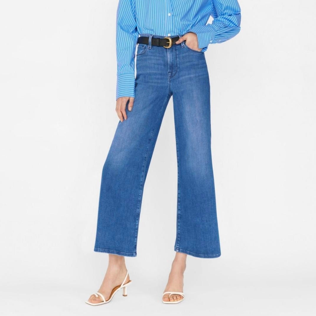 Le Palazzo Crop Jeans - Size 25