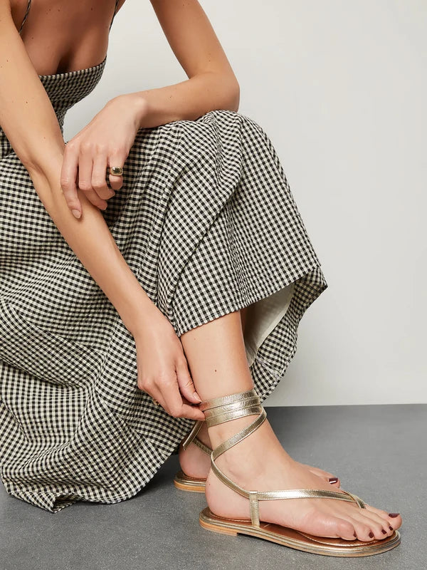 Elliot Leather Sandals - Size 39