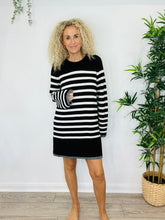 Load image into Gallery viewer, Striped Jumper Dress - Size M
