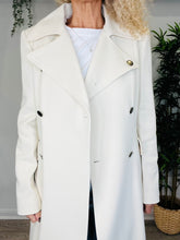 Load image into Gallery viewer, Cream Trench Coat - Size 40
