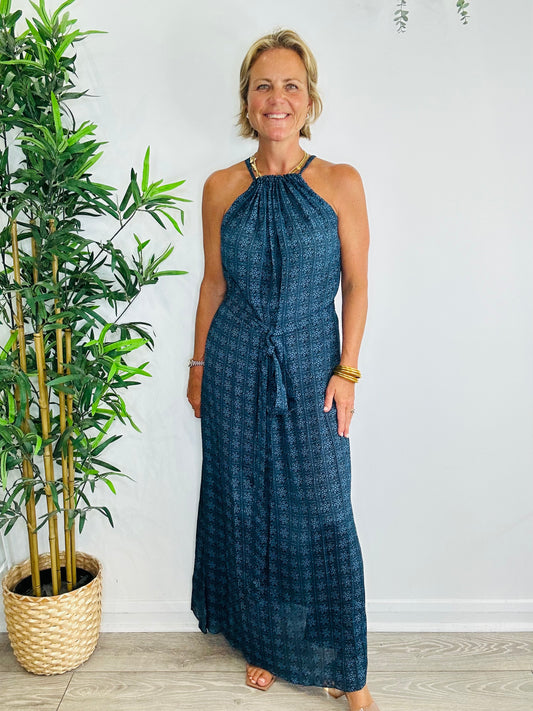 Halterneck Maxi Dress - Size XS