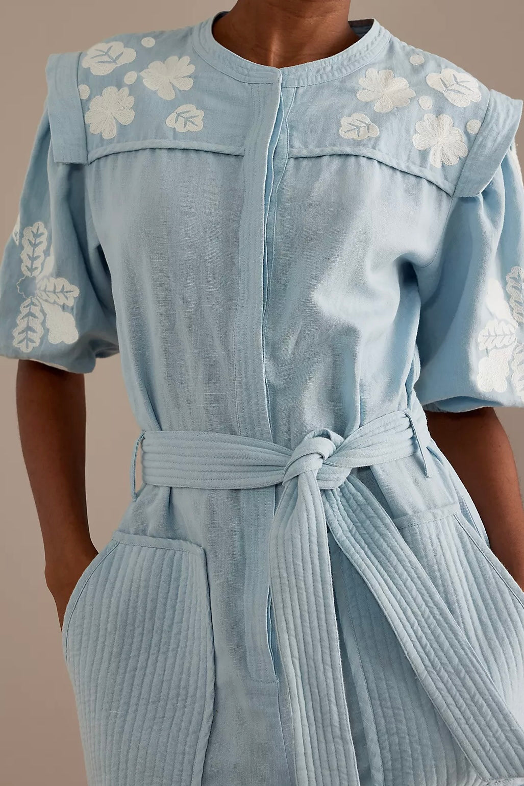 Embroidered Jumpsuit - Size 34