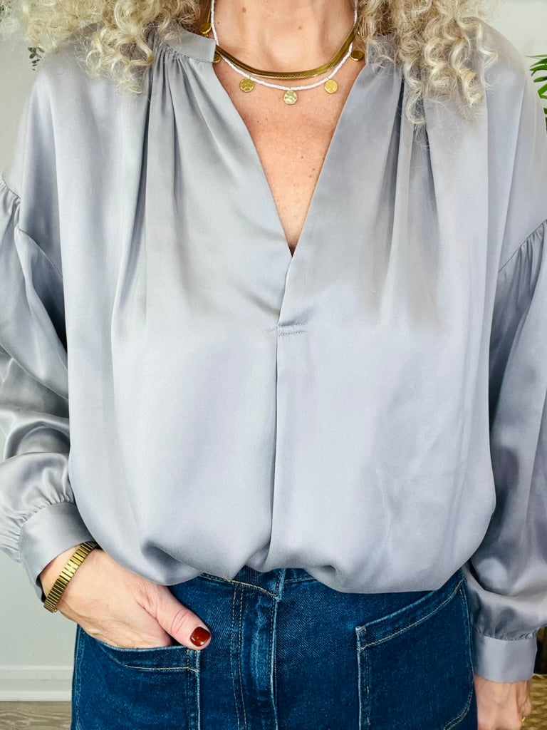 Silk Blouse - Size S