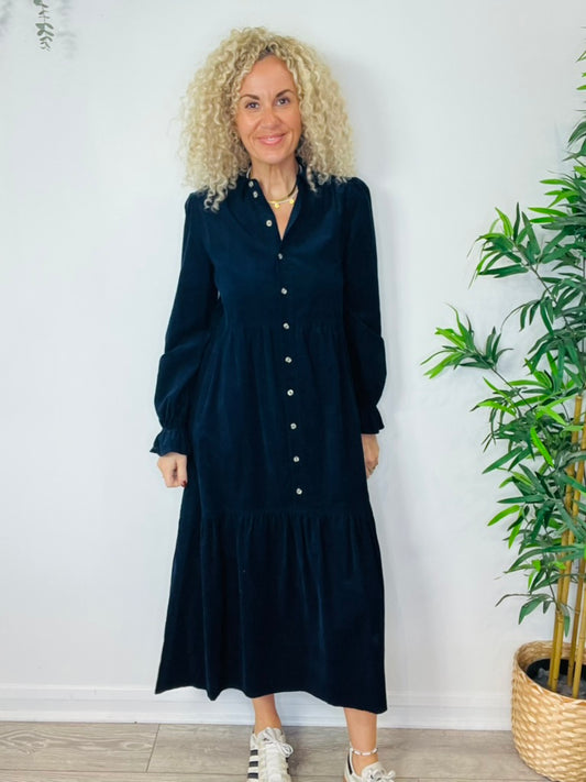 Tiered Needlecord Dress - Size 12