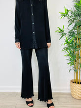 Load image into Gallery viewer, Plisse Shirt &amp; Trousers Set - Size XS
