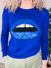 Load image into Gallery viewer, Sequin Lips Jumper - Size XS
