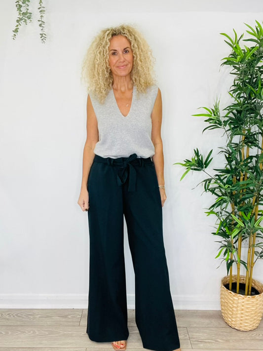 Wide Leg Trousers - Size 16