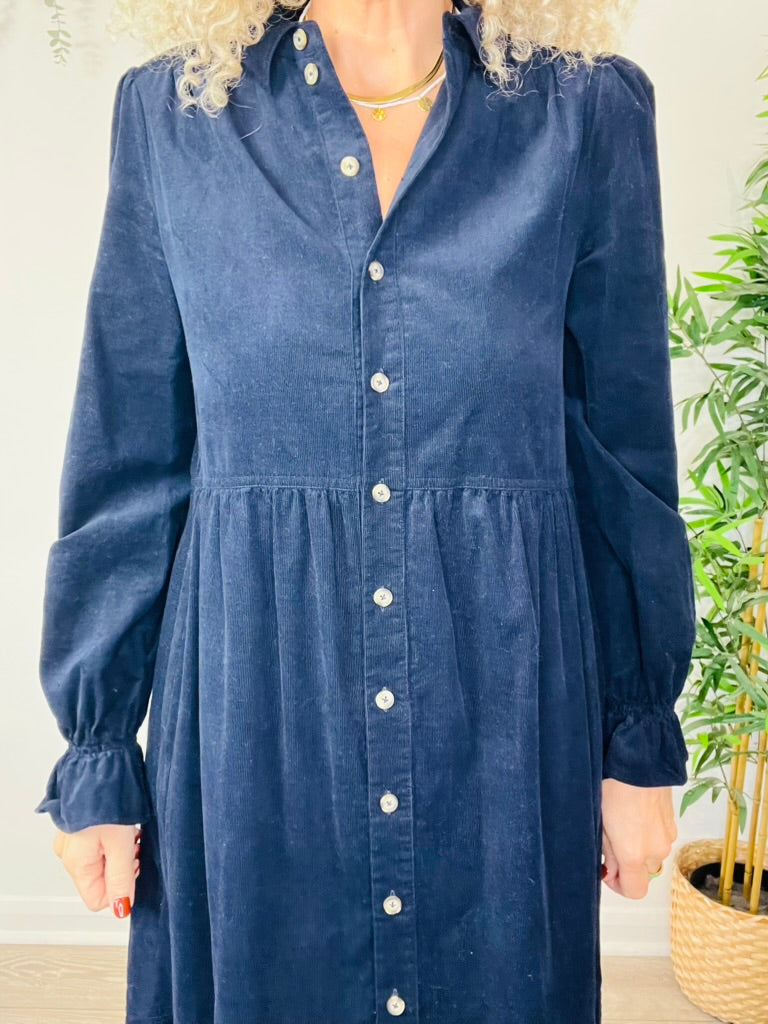 Tiered Needlecord Dress - Size 12
