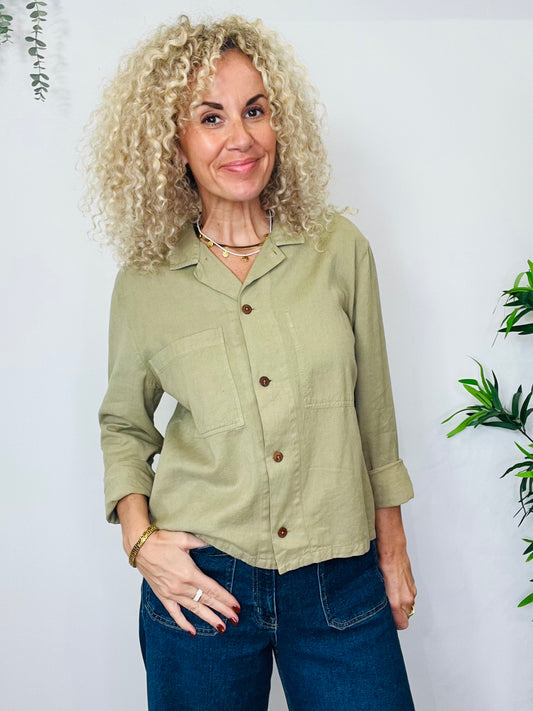 Linen Shirt - Size L