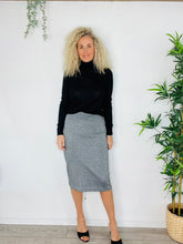 Load image into Gallery viewer, Sparkly Midi Skirt - Size 40
