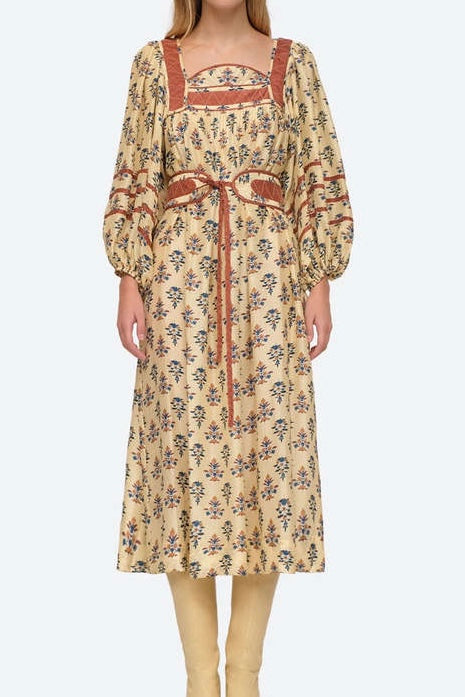 Norah Raw Silk Dress - Size XS