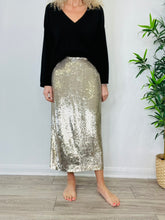 Load image into Gallery viewer, Sequin Skirt - Size 42
