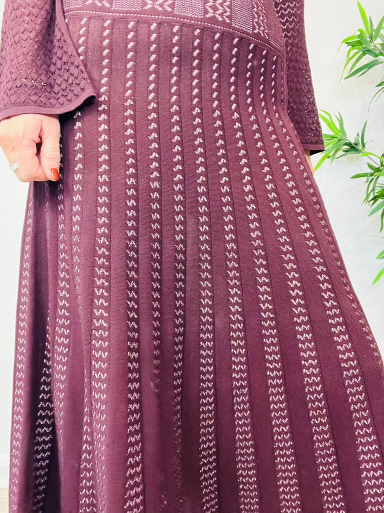 Knitted Maxi Dress - Size 10