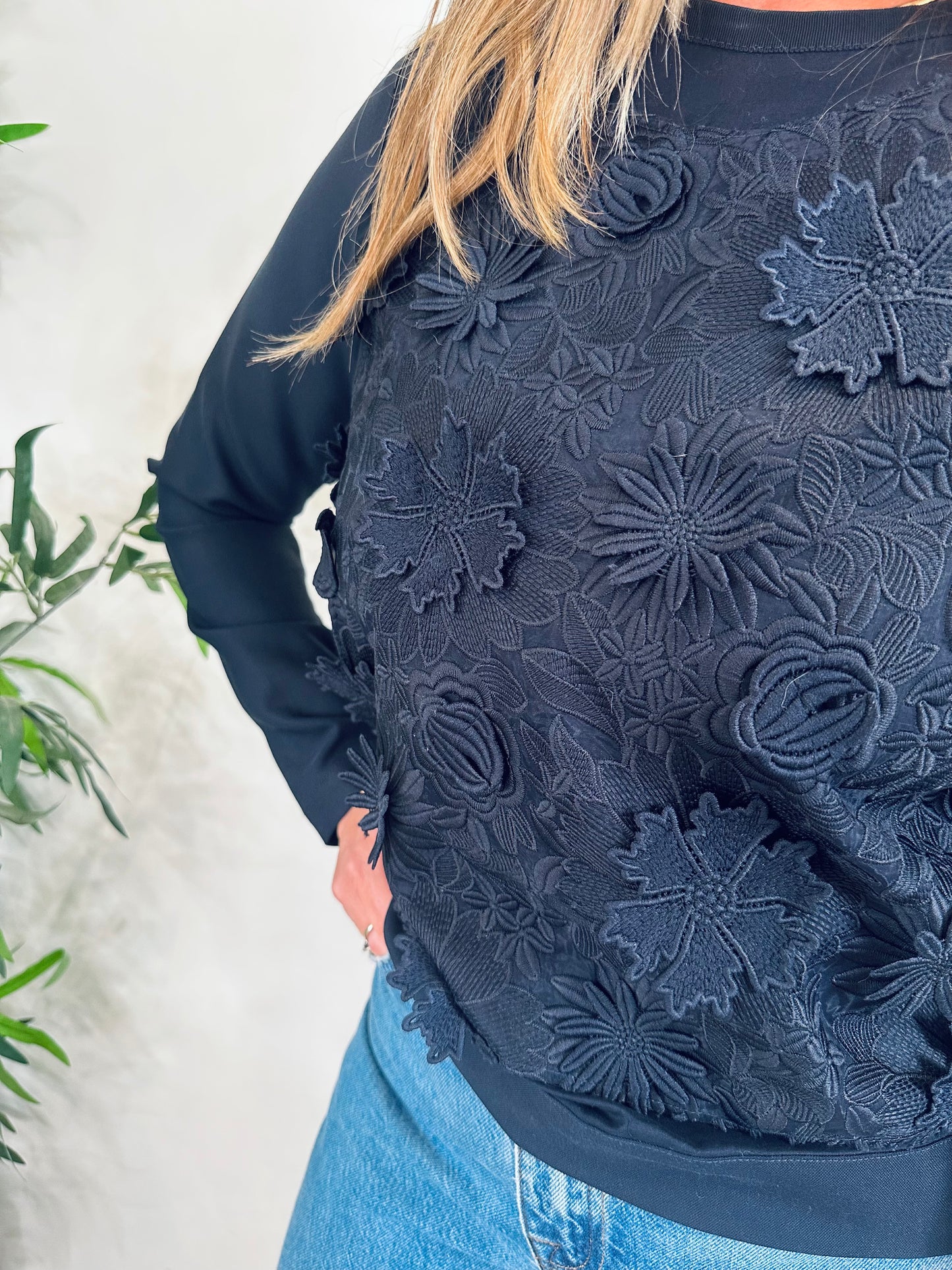 Embroidered Top - Size 6