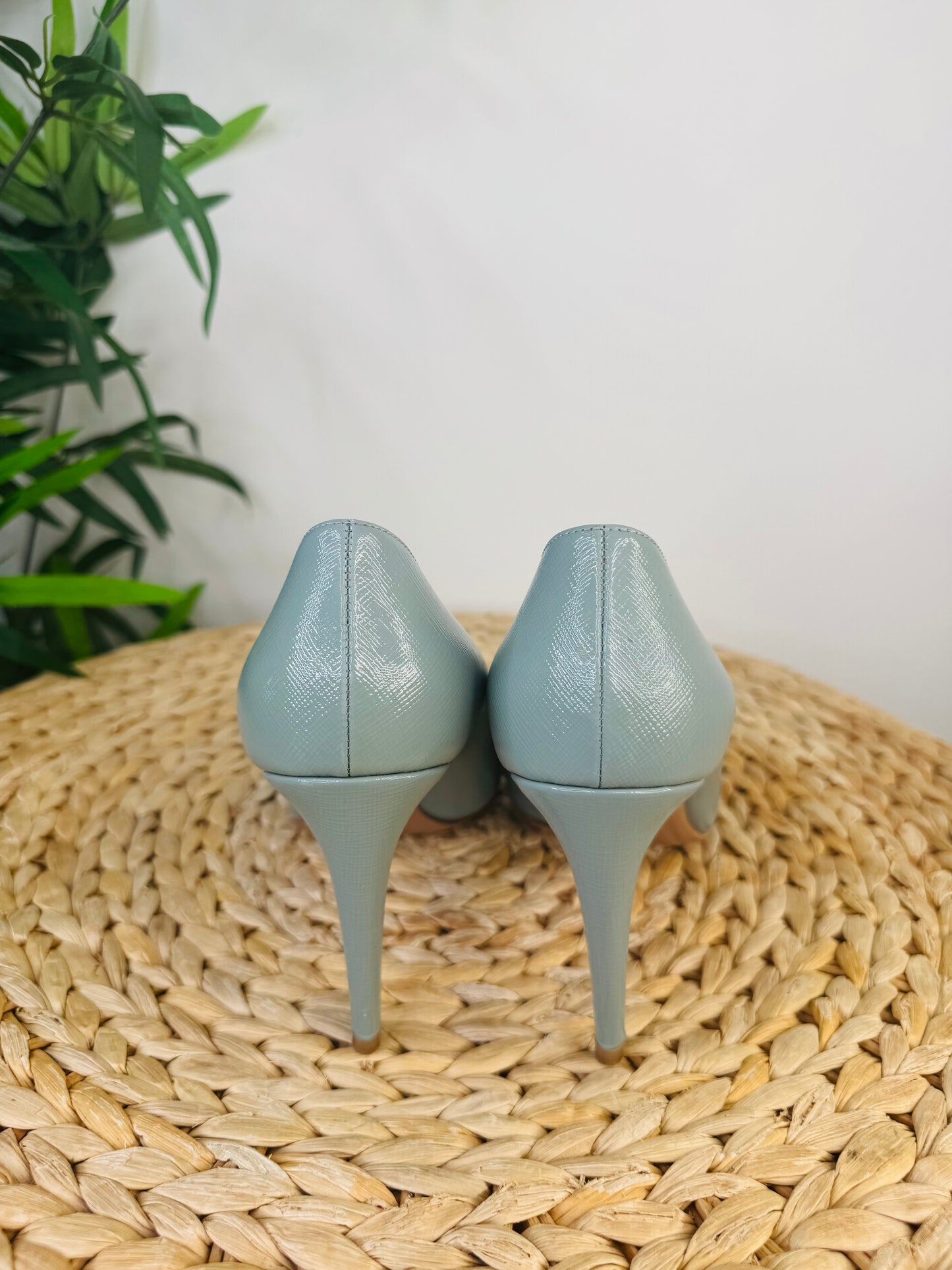 Saffiano Leather Pumps - Size 40