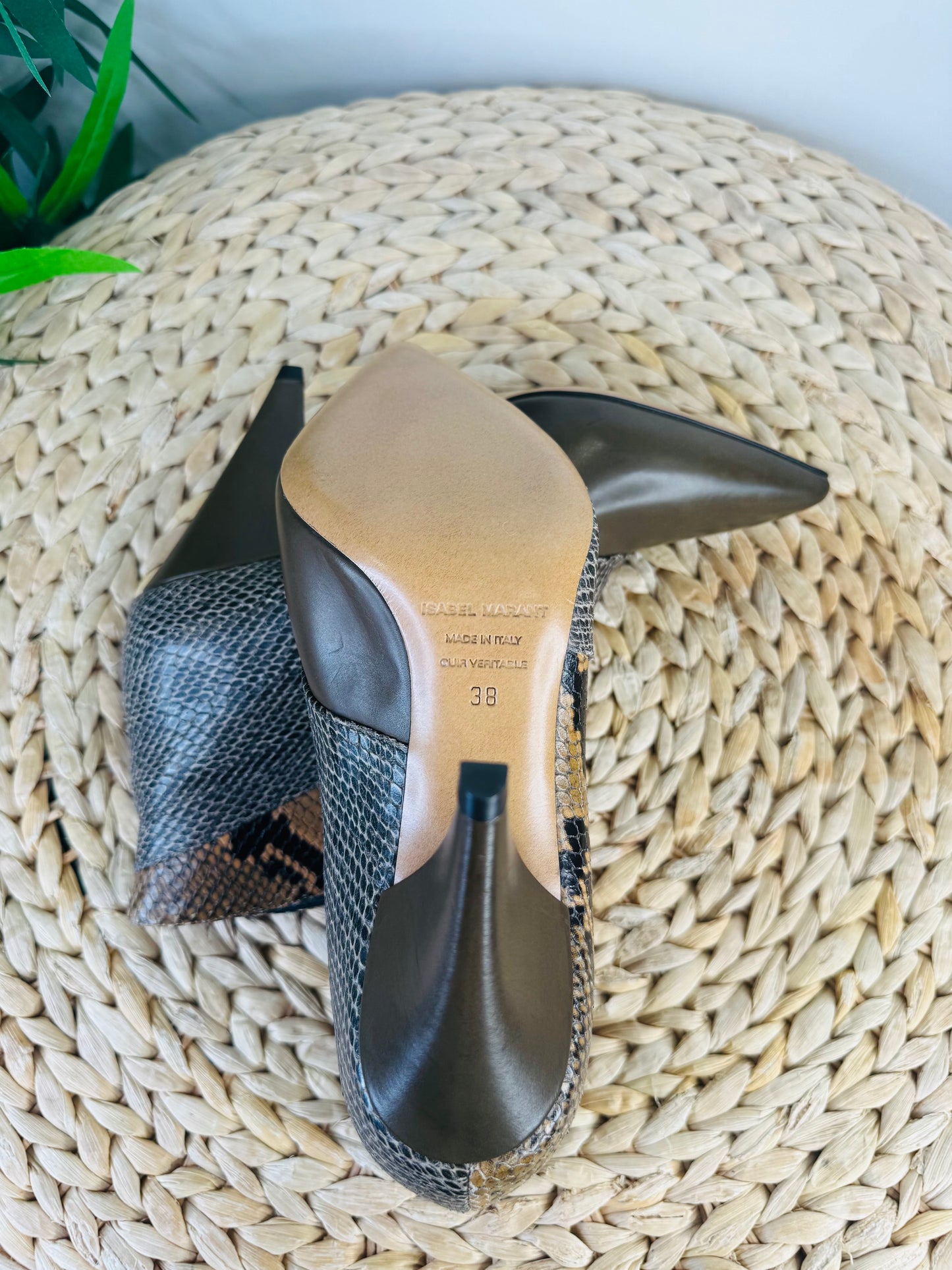 Archenn Snakeskin Boots - Size 38