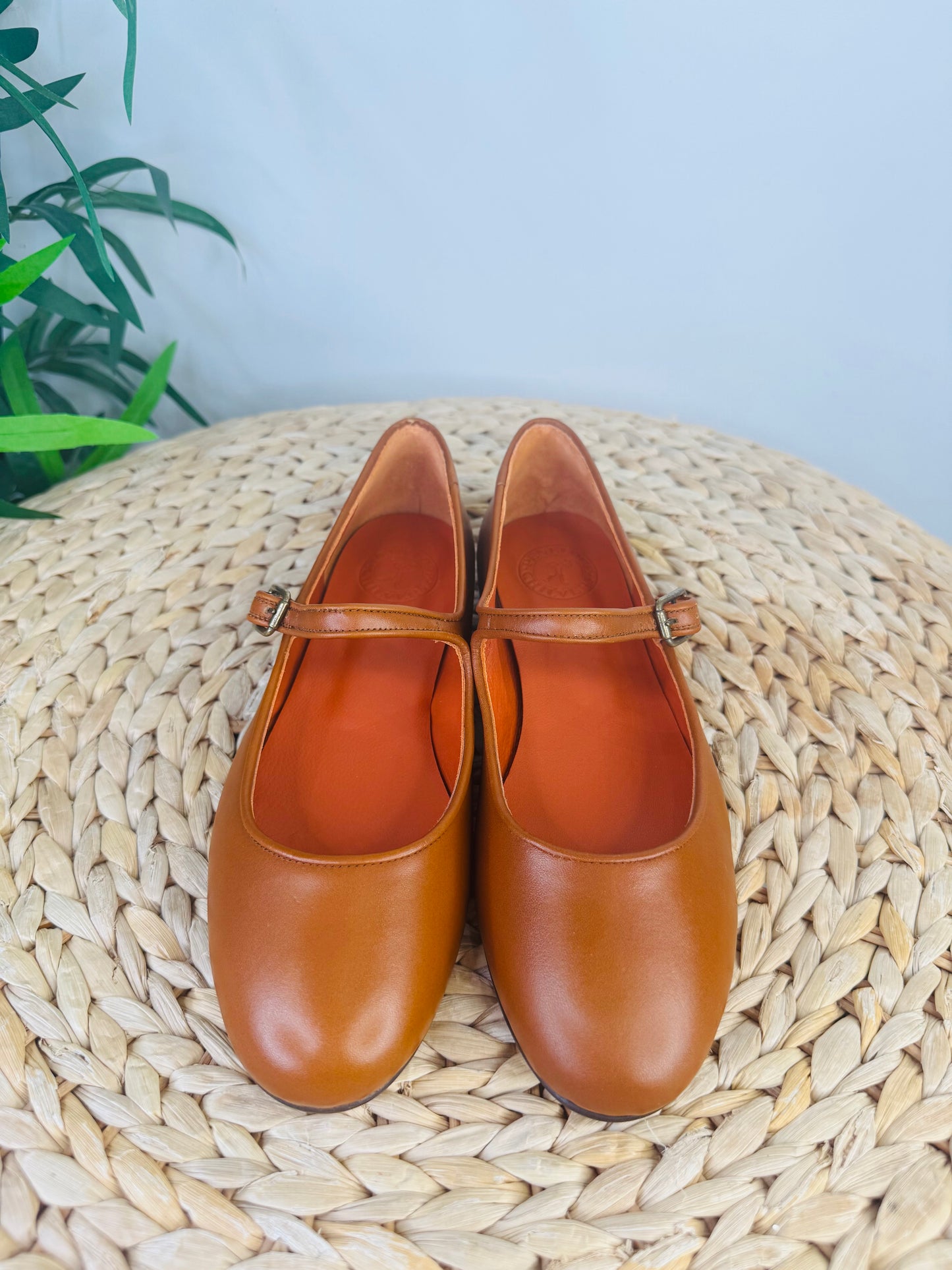 Fay Leather Mary Janes - Size 38