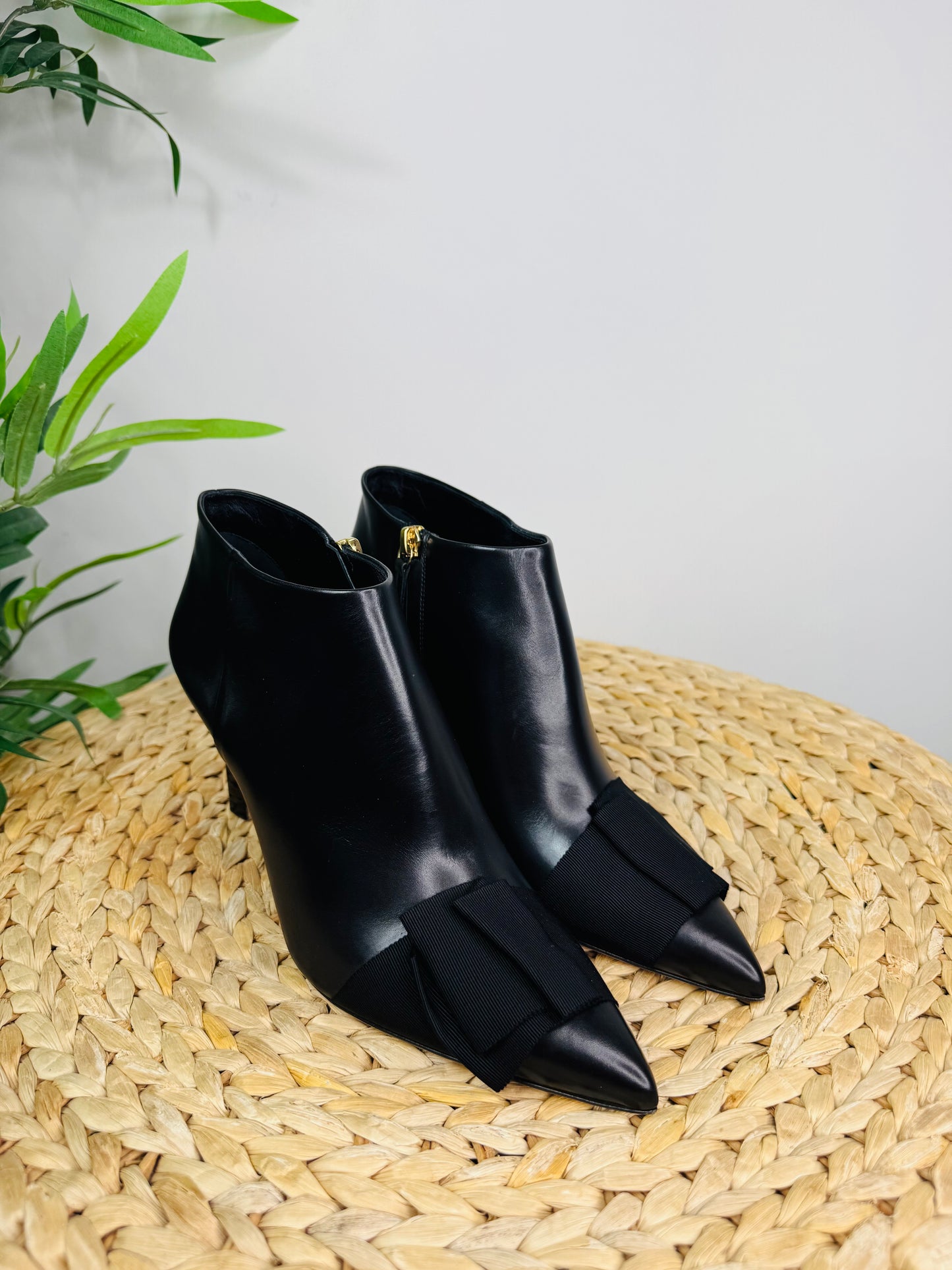 Leather Ankle Boots - Size 39