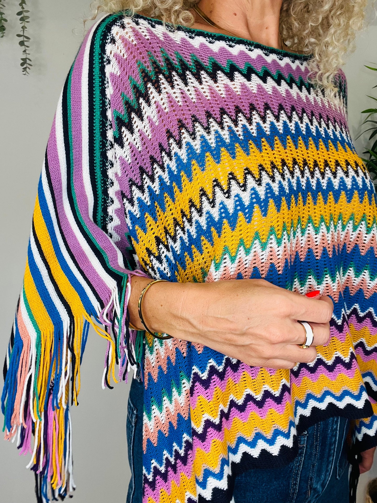 Fringed Poncho - O/S