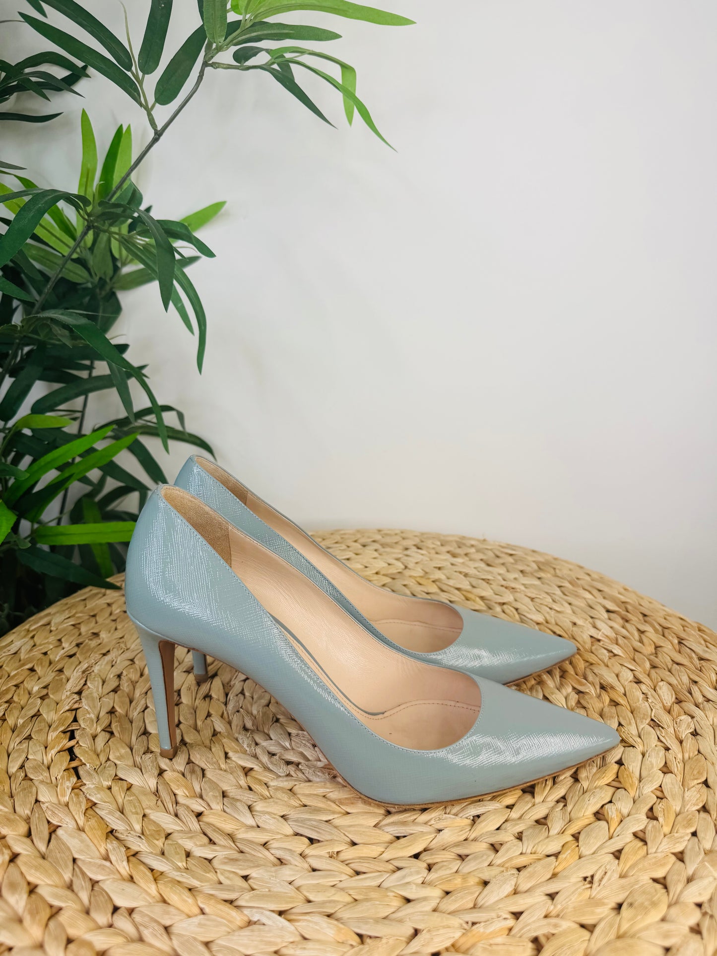 Saffiano Leather Pumps - Size 40