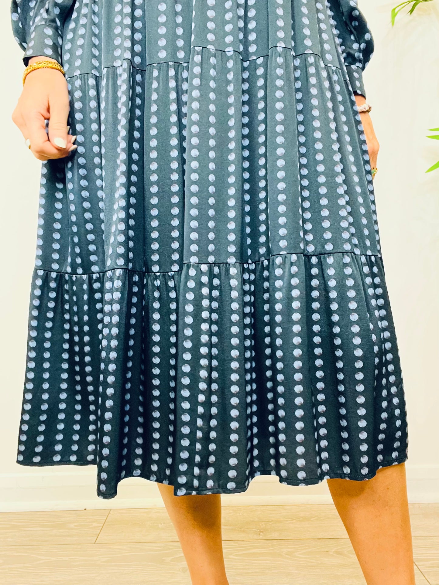 Tiered Silk Dress - Size XS