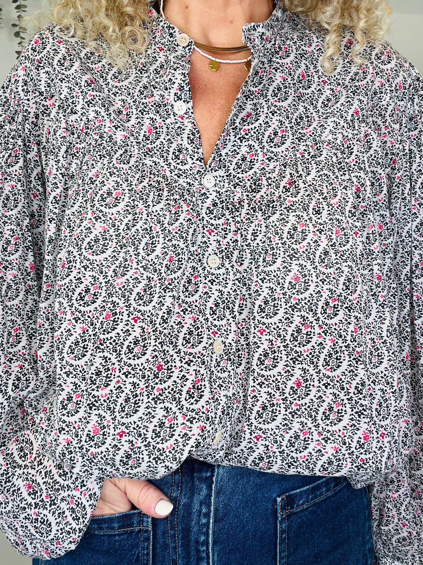 Paisley Miledia Shirt - Size 38