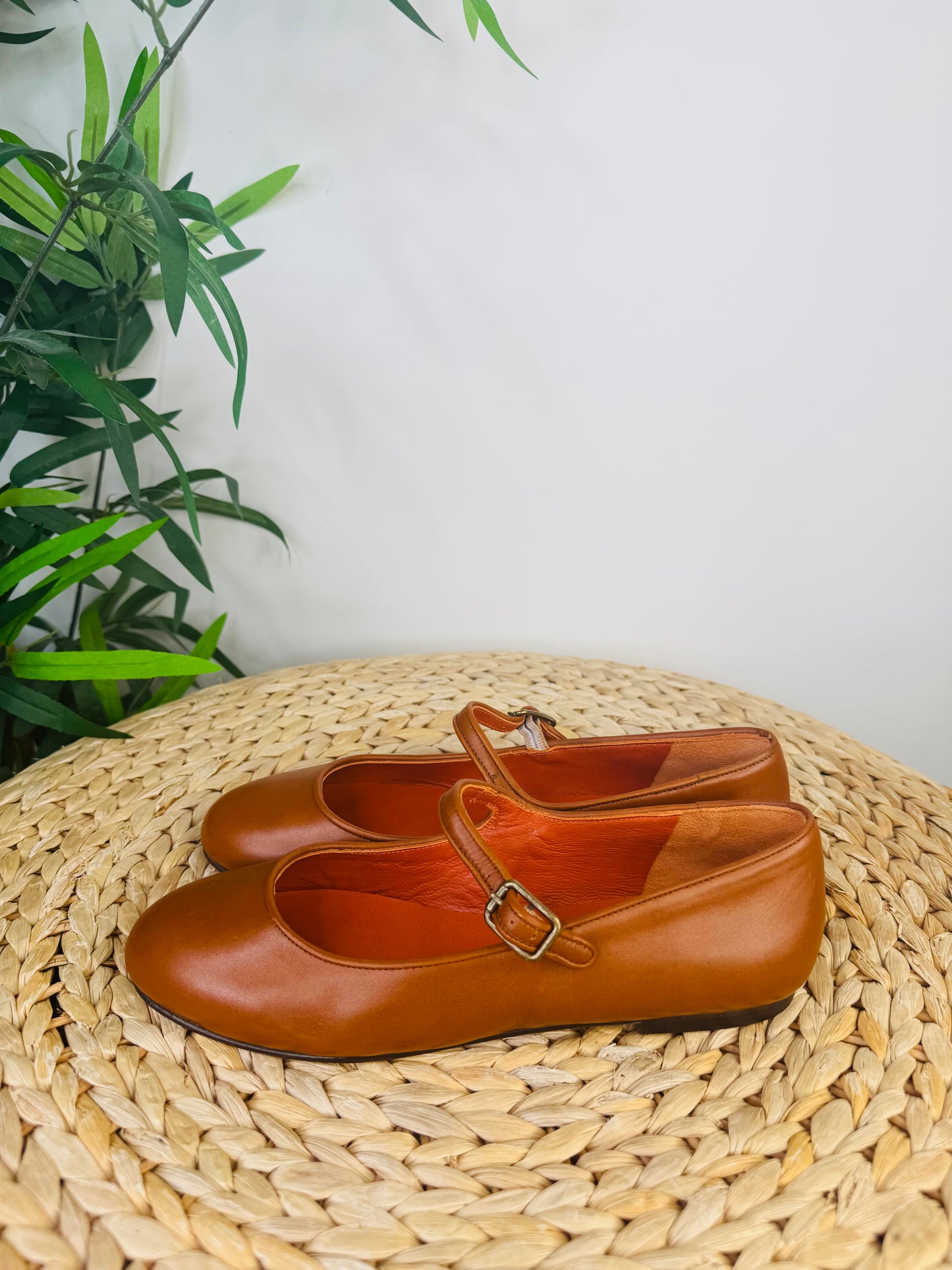 Fay Leather Mary Janes - Size 38