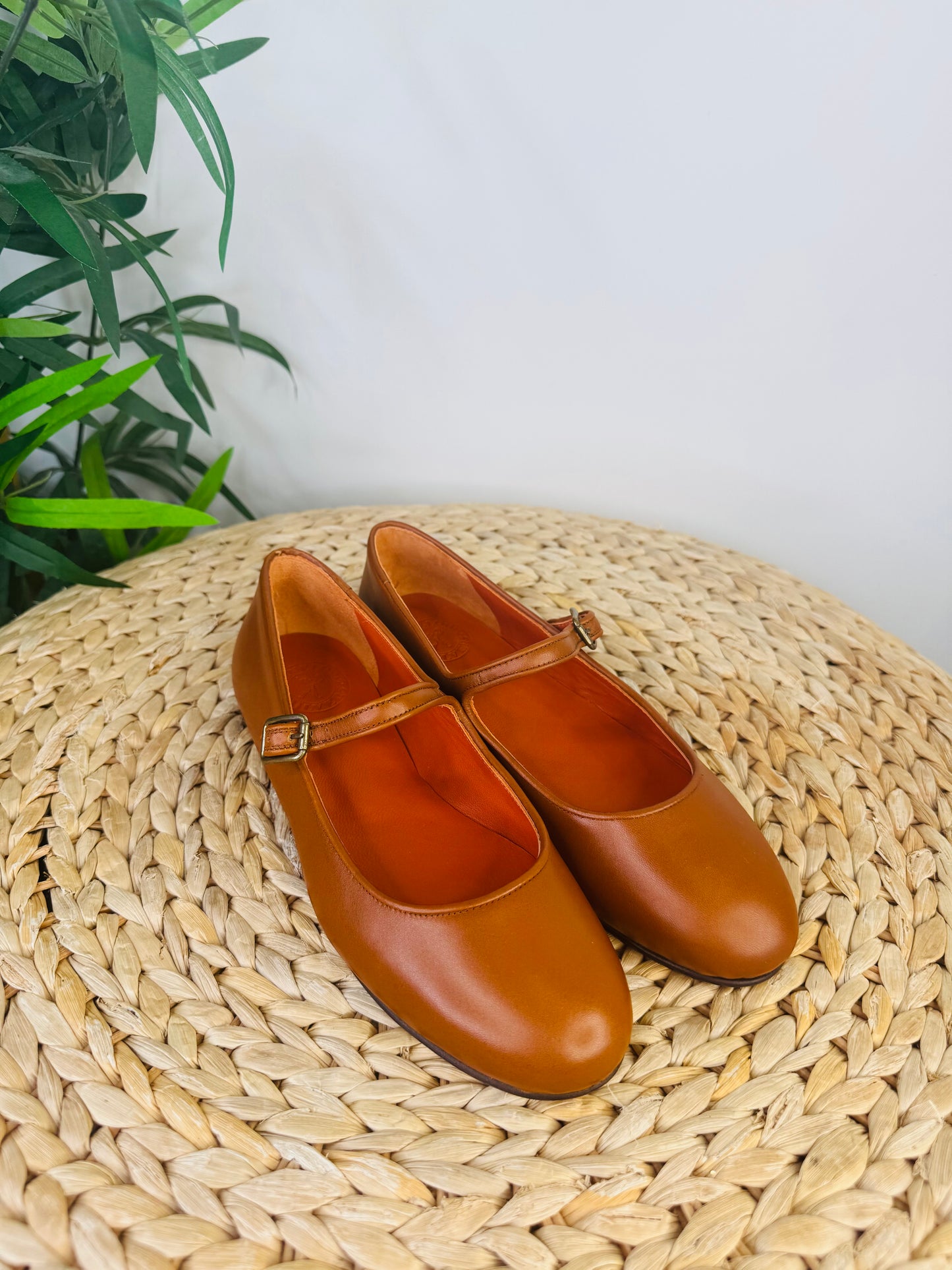 Fay Leather Mary Janes - Size 38