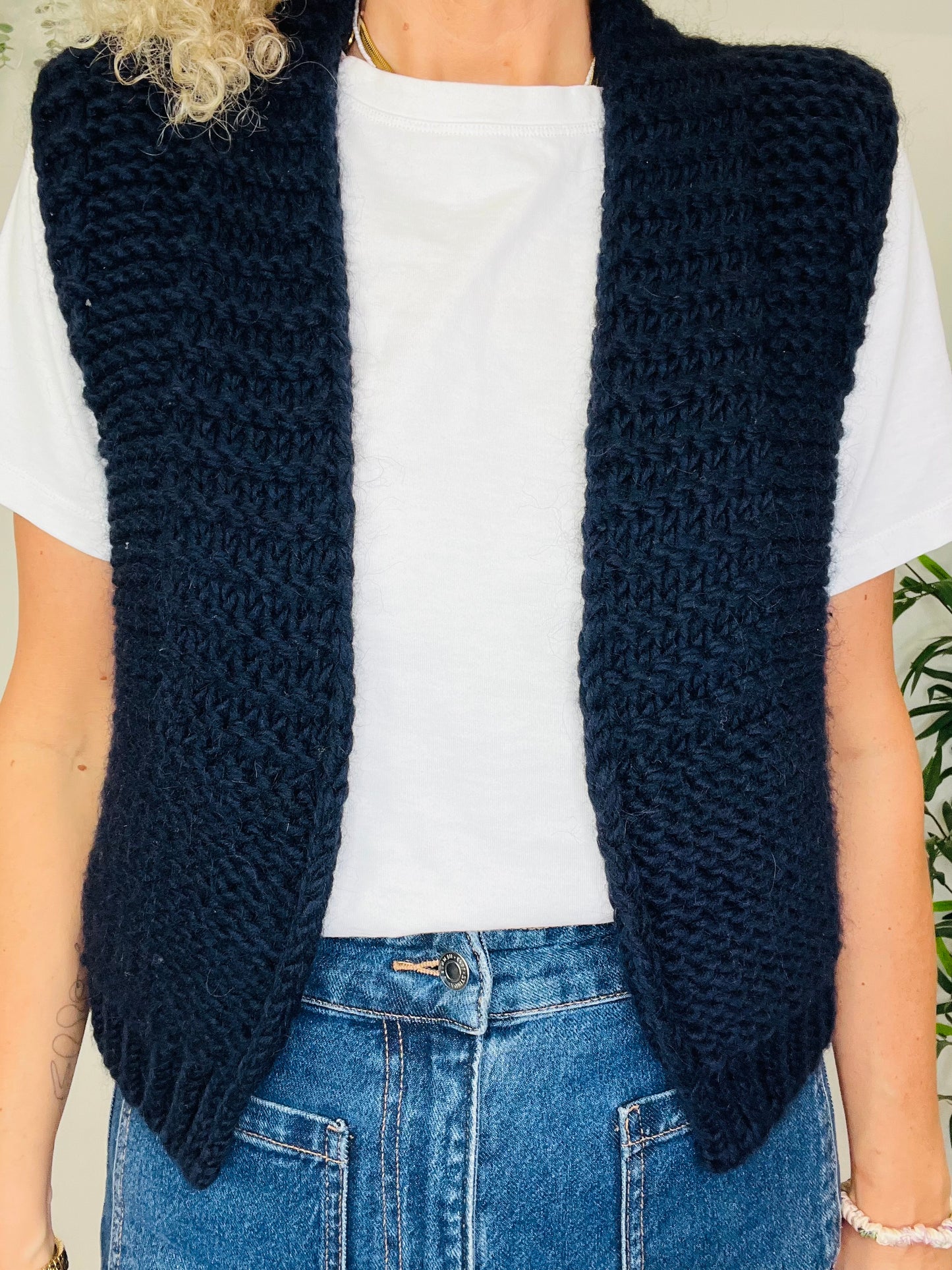 Knitted Gilet - Size S