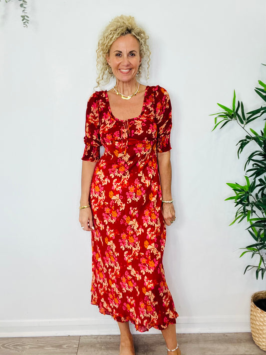 Floral Sathya Dress - Size XS