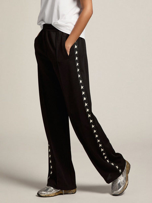Star Stripe Joggers - Size L