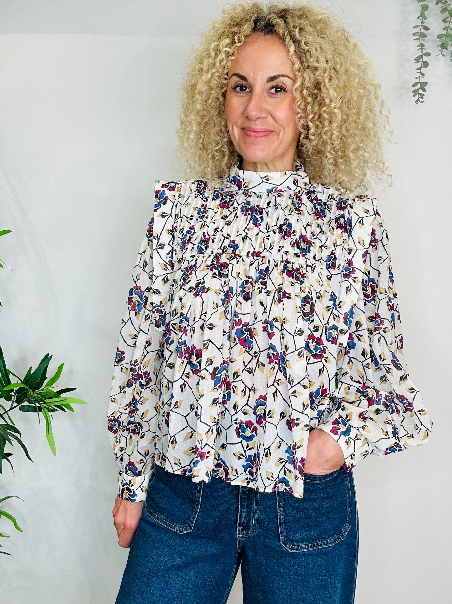 Floral Vega Blouse - Size 38
