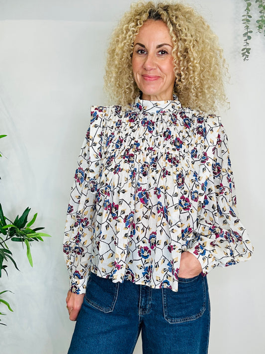 Floral Vega Blouse - Size 38
