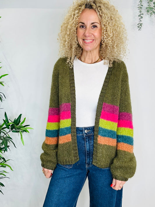 Knitted Open Cardigan - Size S/M