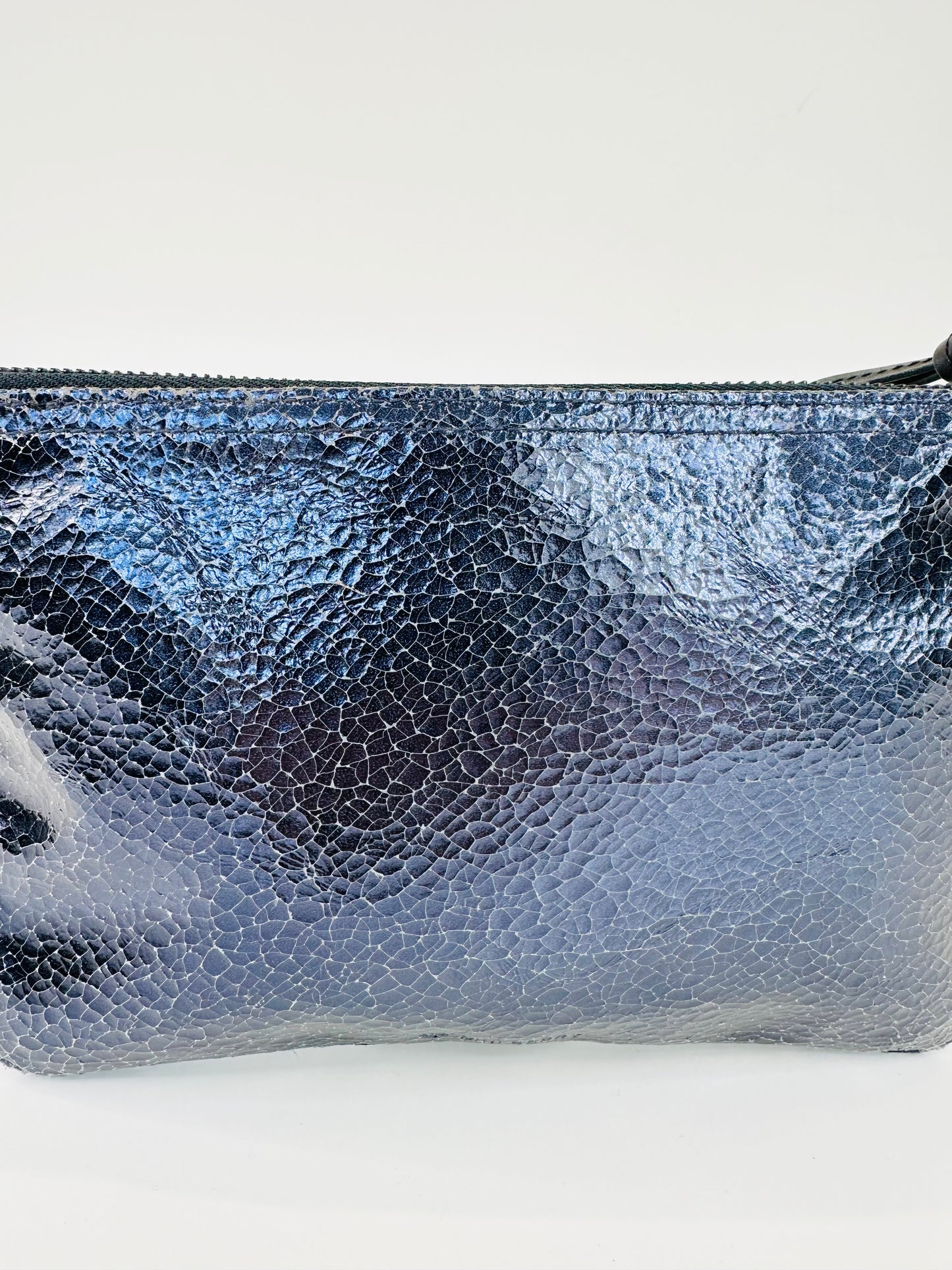 Crackled Leather Pouch