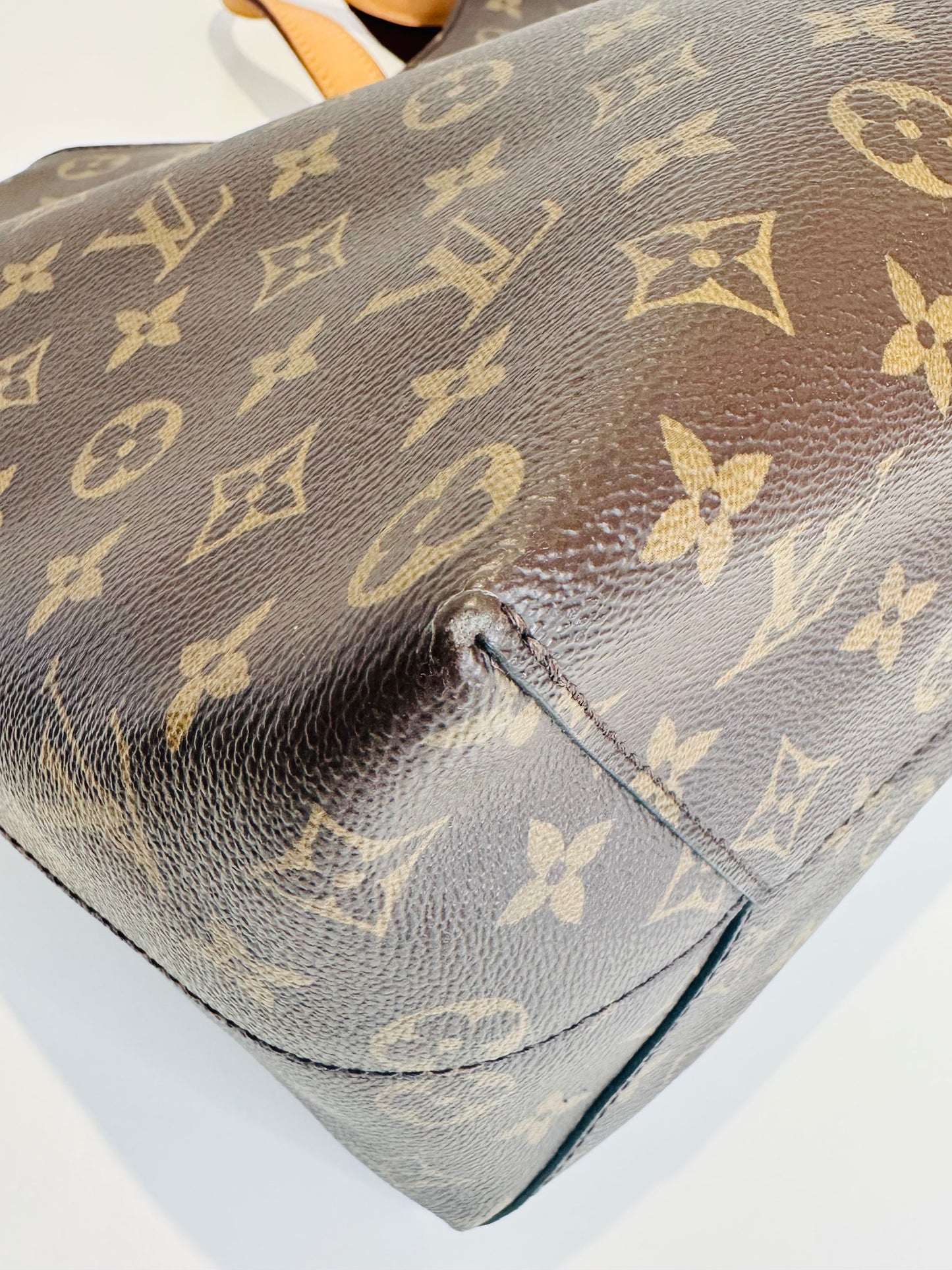Monogram Canvas Floral Hobo Bag