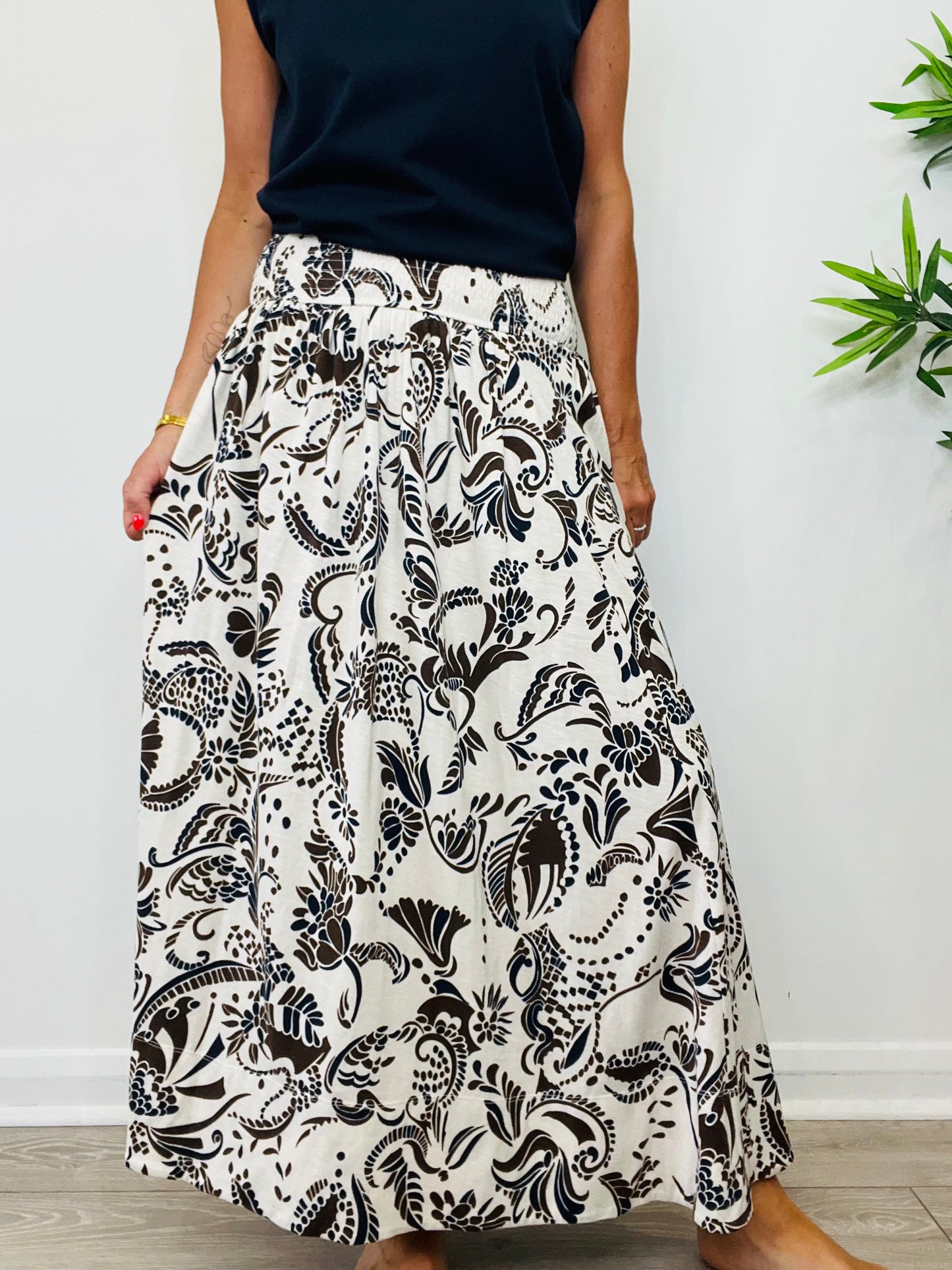 Jersey Maxi Skirt - Size 8