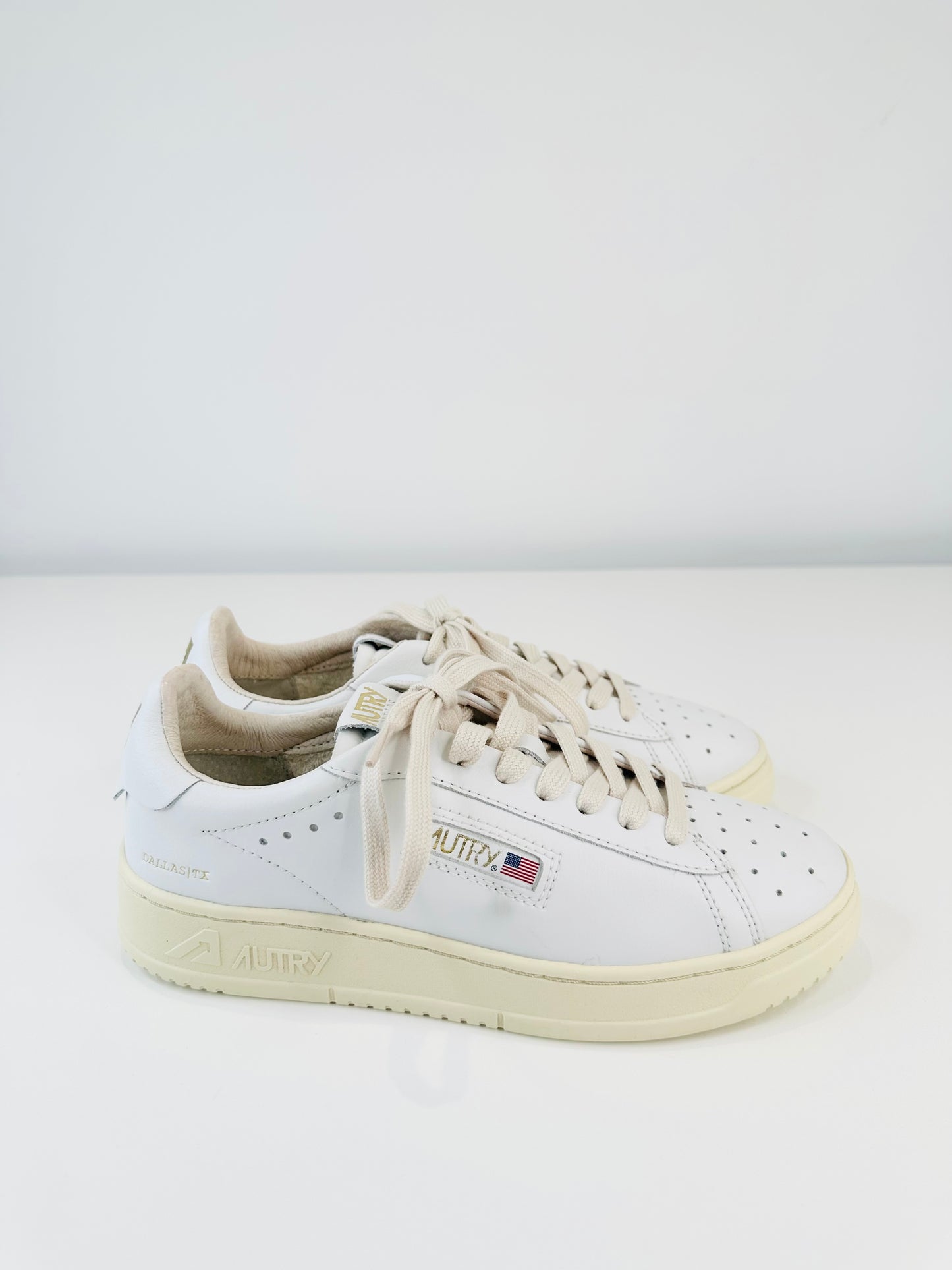 Leather Dallas Trainers - Size 39