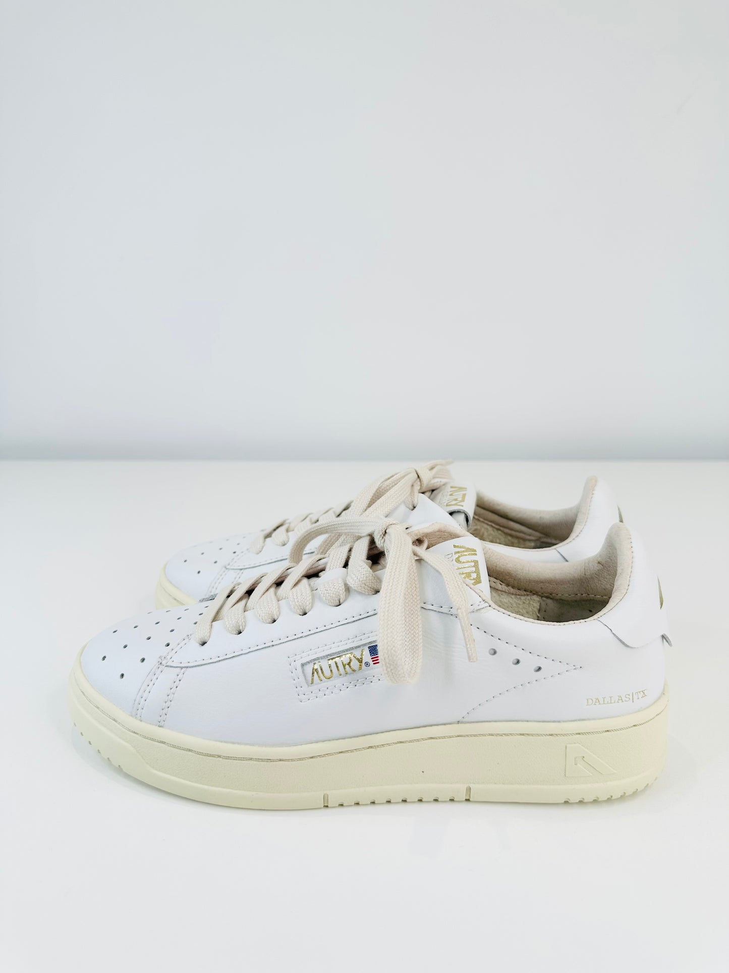 Leather Dallas Trainers - Size 39