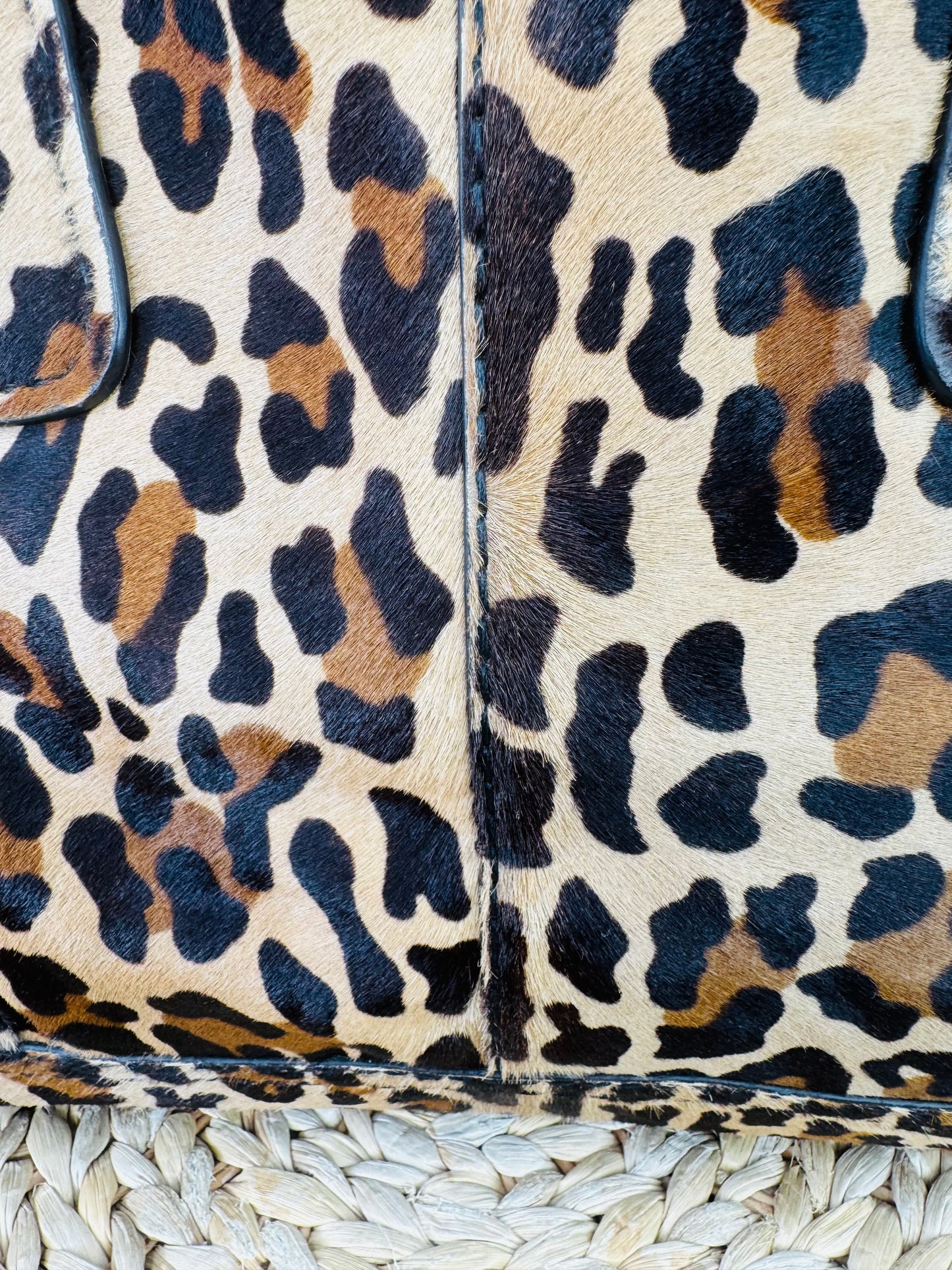Cavallino Leopard Print Bowling Bag